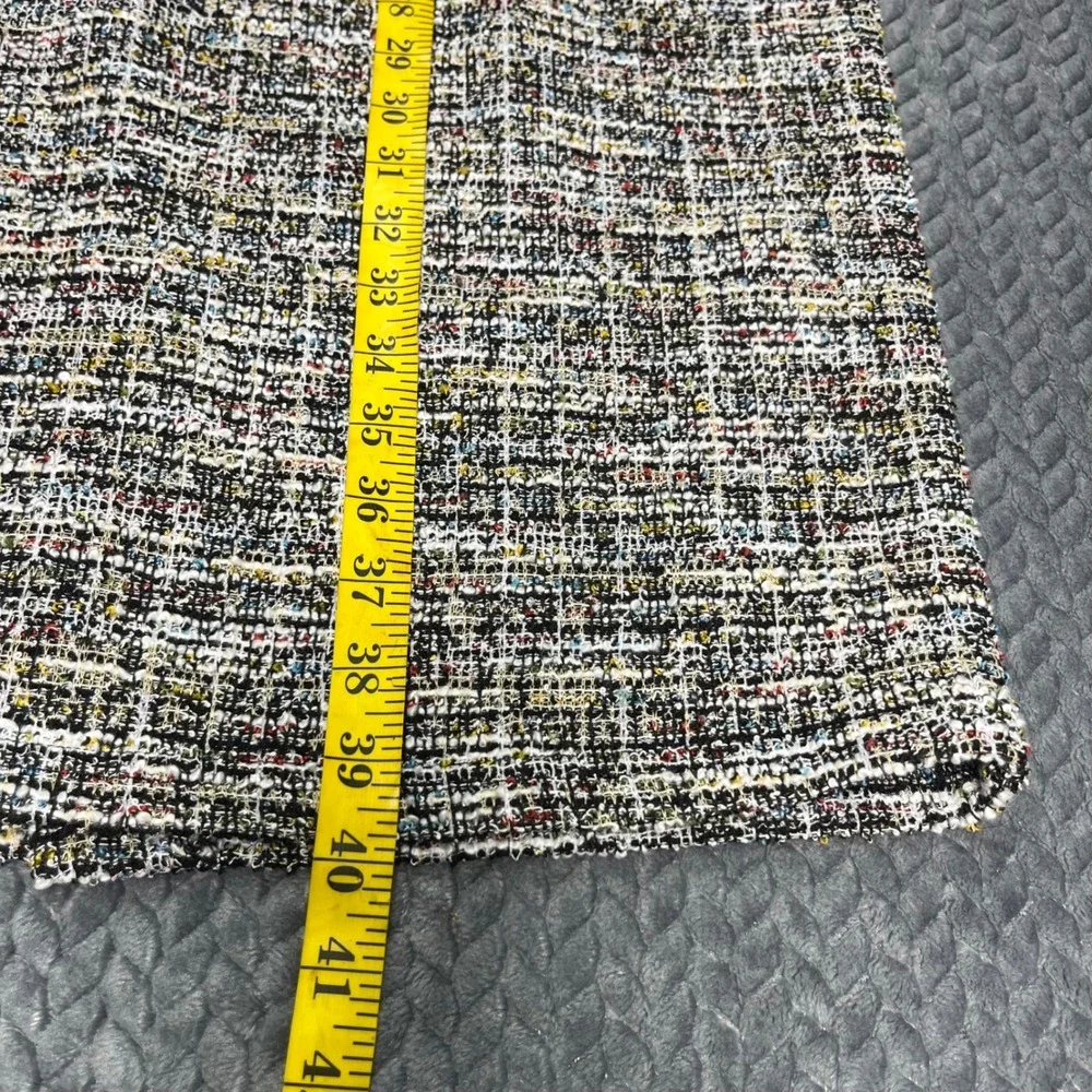 Grace‎ Karin Sheath Dress Womens Multicolor Tweed Square Neck Cap Sleeve XL
